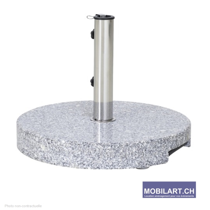 www.mobilart.ch – Location pied parasol 50 kg pied de parasol 50 kg
