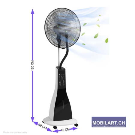 Ventilateur-Brumisateur - En location